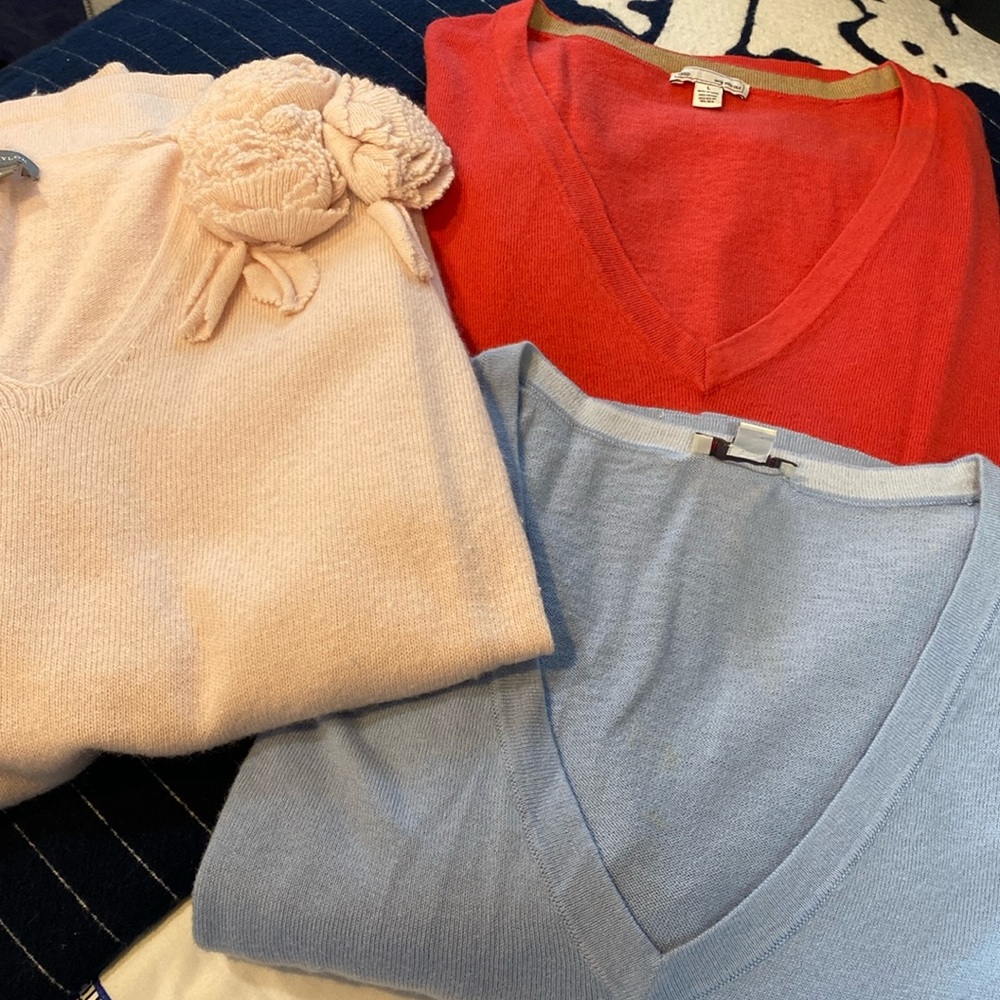 Ann Taylor and Gap sweaters. Large and Extra large.
